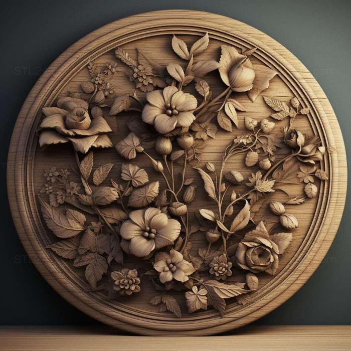 Patterns and decorations (stl Campion 3, PATTERN_1319) 3D models for cnc